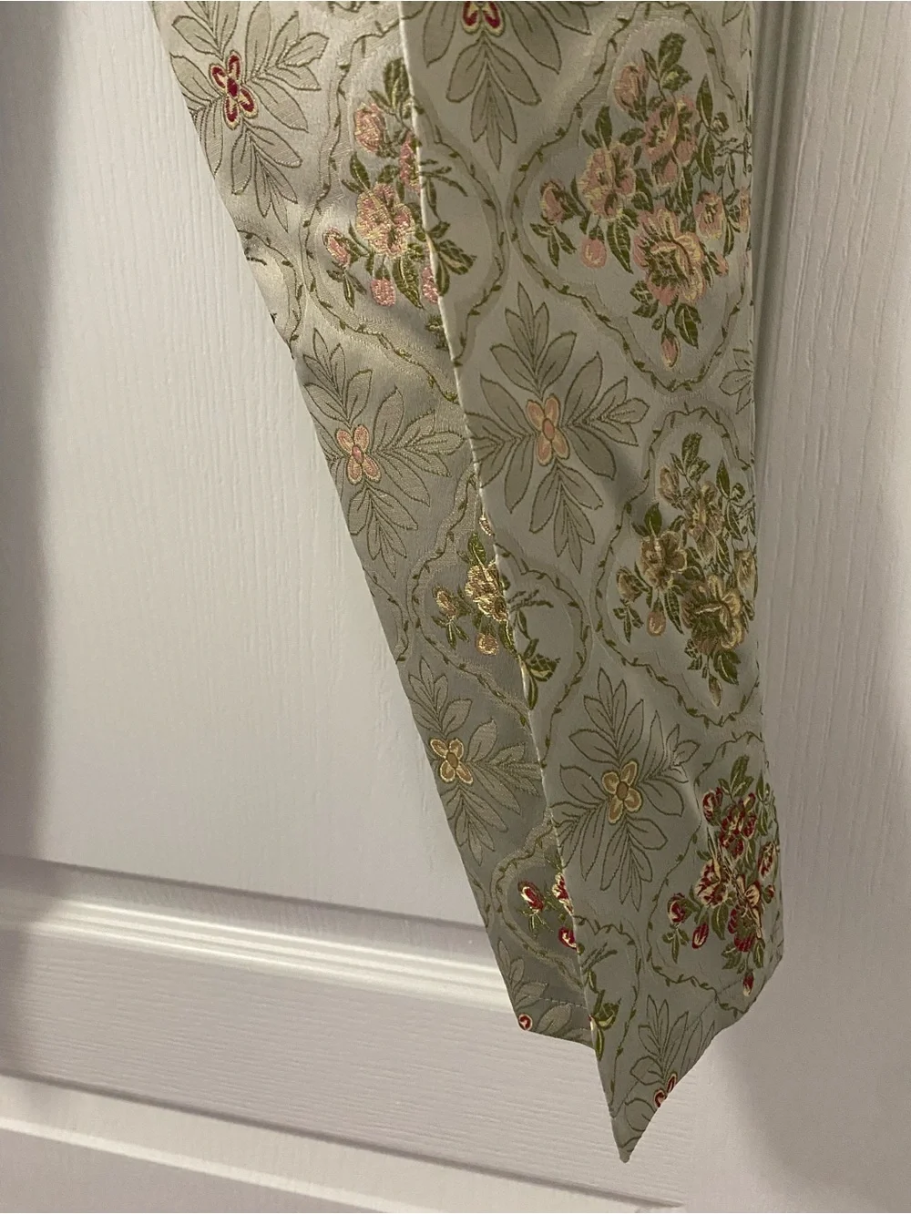 Connie Roberson Metallic Broquard Jacquard Art to Wear Pants Tapestry Damask 6
